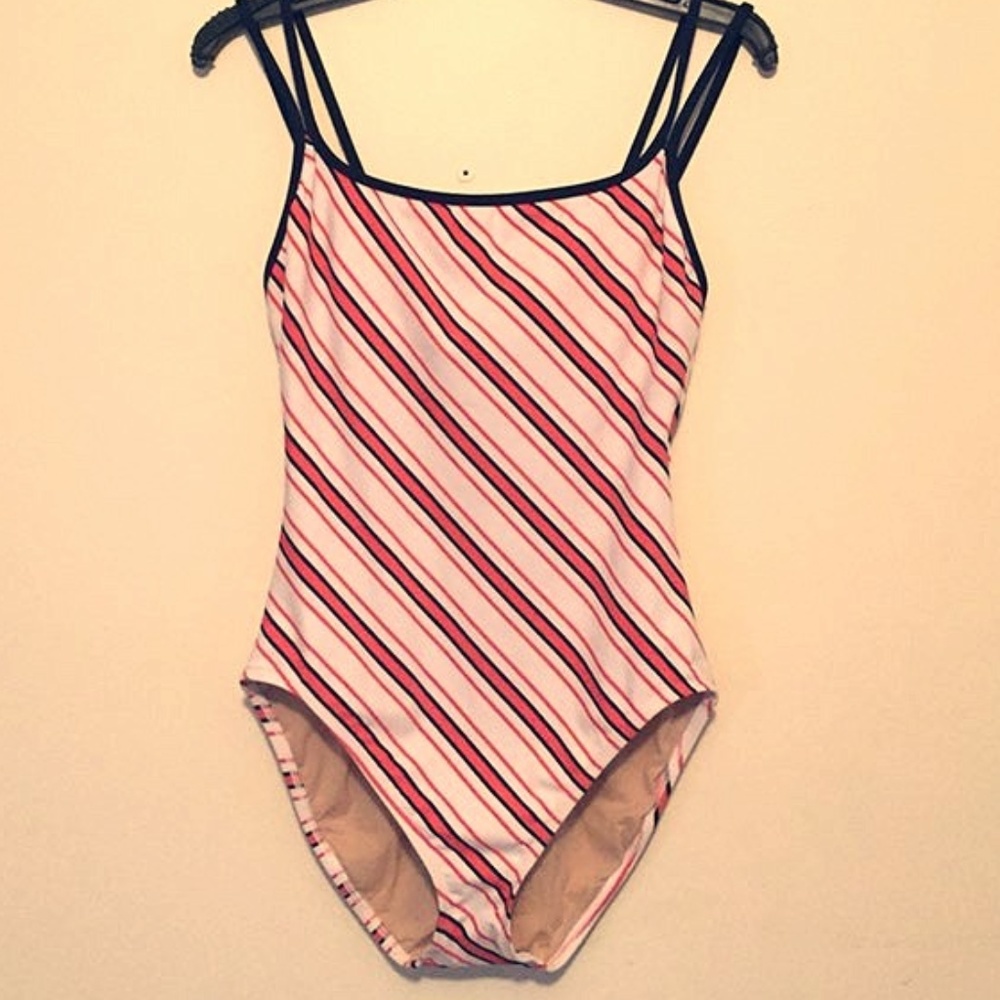 Vintage 90s Striped One Piece